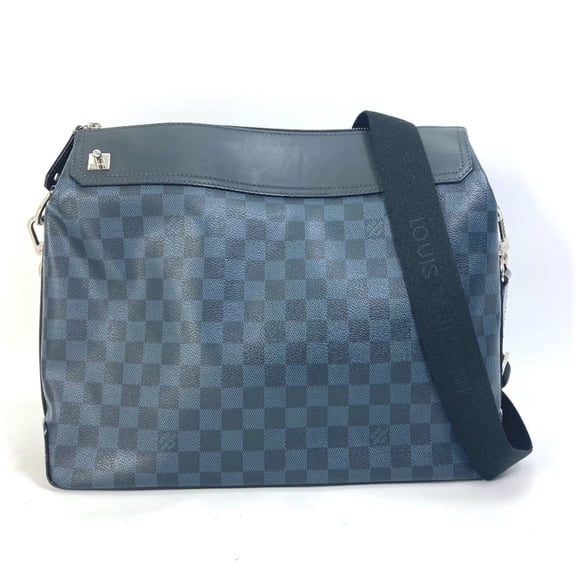Pre-Owned LOUIS VUITTON N41348 Damier Cobalt Messenger Greenwich Shoulder Bag in... (Fair)