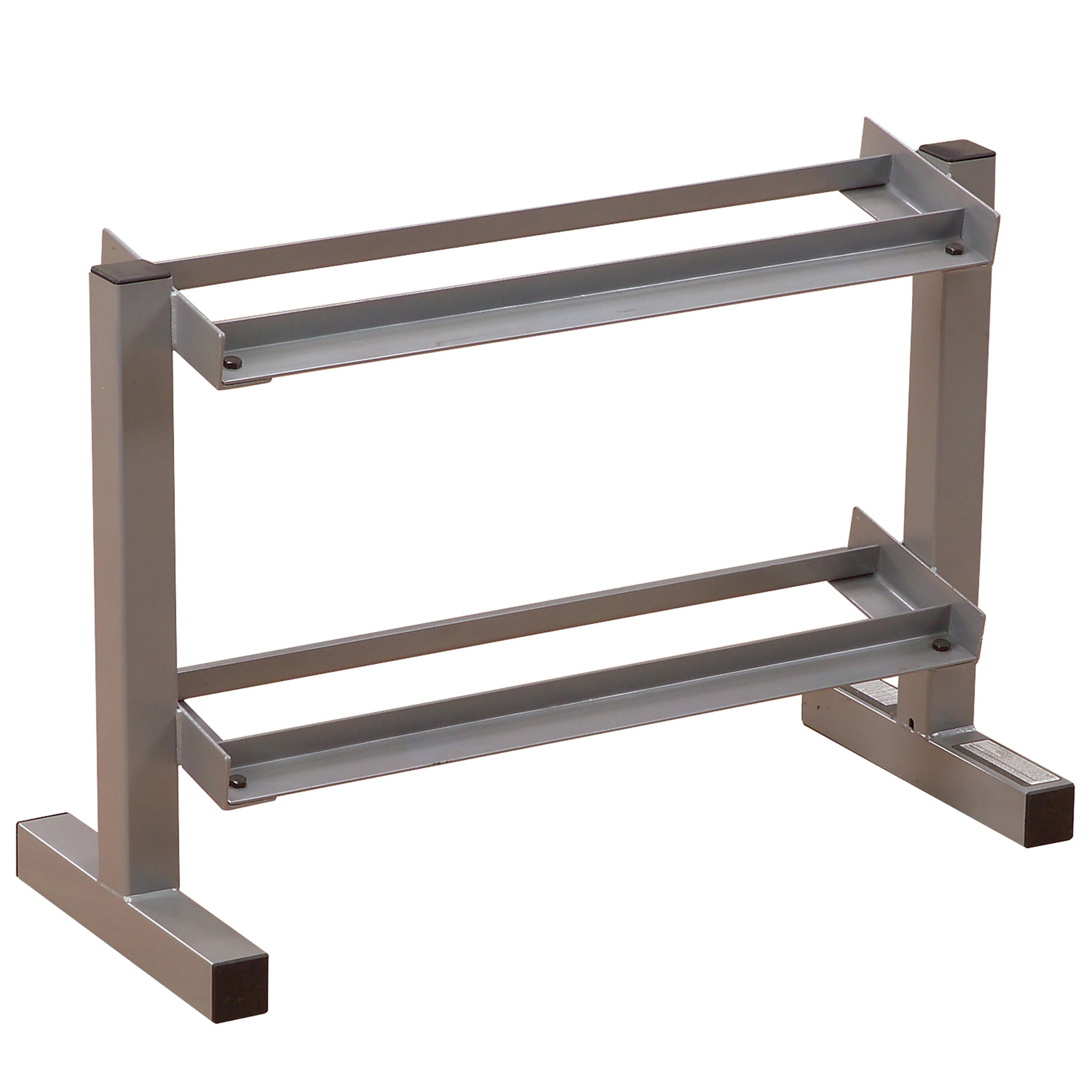 Powerline - PDR282X-DR150 Dumbbell Rack with 5-25 lbs Rubber Dumbbell Set