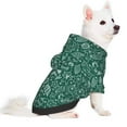thumbnail image 2 of Haiem Green Christmas for Winter Dog Hoodie Sweatshirts with Pockets Warm Dog Clothes for Small Dogs Chihuahua-Large, 2 of 7