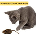 thumbnail image 7 of OurPets Play-N-Squeak Mouse Hunter Interactive Cat Toy, Mouse Hunter Brown, 7 of 7