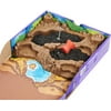 Kinetic Sand, Dino Dig Playset with 10 Hidden Dinosaur Bones, Play Sand Sensory Toys for Kids Aged 6 and up