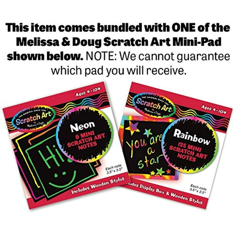 On the Go Scratch Art Picture Reveal Pad - Animals