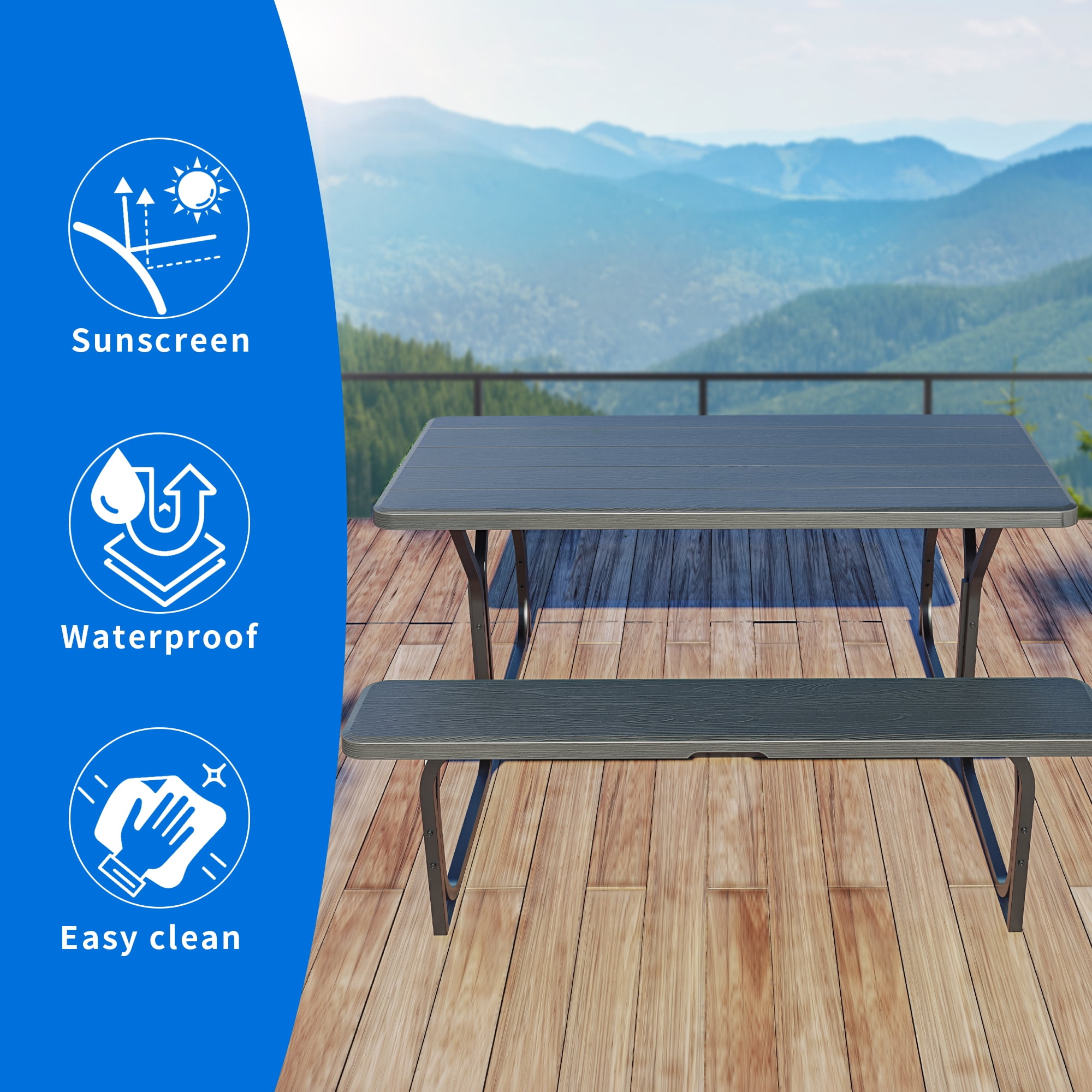 Folding picnic table the range new arrivals