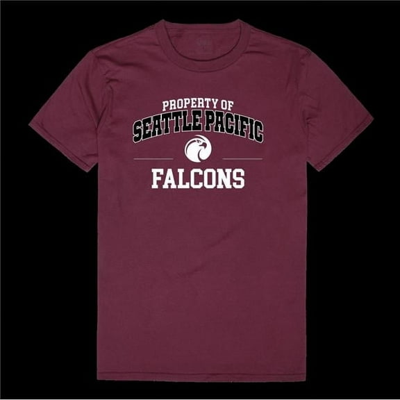 W Republic 517-670-MAR-02 Seattle Pacific University Falcons Property College T-Shirt, Maroon - Medium