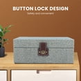thumbnail image 3 of Wooden Jewelry Box, L Button Lock Jewelry Organizer Box  for Home Use for Pendants, 3 of 8