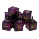 thumbnail image 4 of 10x Dados De Juego De 6 Lados Dados De 16mm Para Juegos De Mesa/ense?anza De Matemáticas Púrpura + Negro Sunnimix Juego de dados de 6 caras, 4 of 7