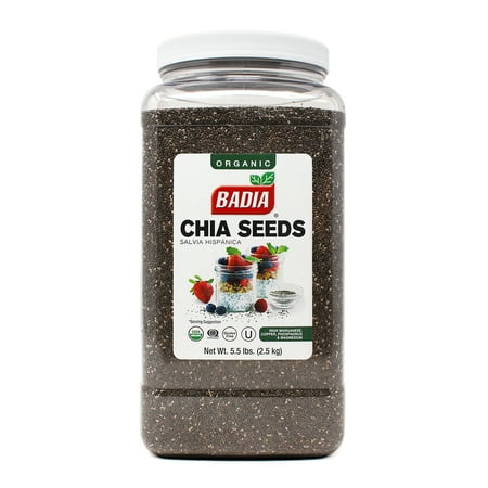 Badia Organic Chia Seeds, 5.5lbs