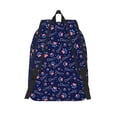 thumbnail image 2 of Lsque Bone And Star For American Pattern Canvas Daypack, Durable Backpack, High-quality Versatile Backpack,Vintage Compact Backpack-Small, 2 of 6