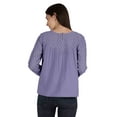 thumbnail image 4 of Moomaya Victorian Style Lace Top For Women Long Sleeves Casual Plain Tunic, 4 of 7