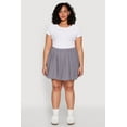 thumbnail image 2 of Womens Plus Size High Waisted Active Pleated Skirt, 2 of 6