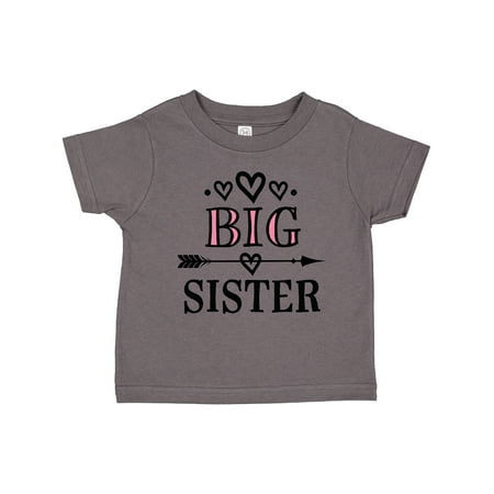 

Inktastic Big Sister Announcement Gift Toddler Toddler Girl T-Shirt