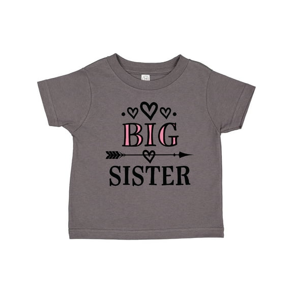 Inktastic Big Sister Announcement Girls Toddler T-Shirt