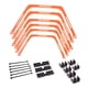 thumbnail image 3 of Anillos de Agilidad Hexagonales Strade Fareast Limited Juego de Pies de Agilidad Escalera de Entrenamiento Naranja, 3 of 8
