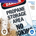 thumbnail image 4 of Propane Storage Area No Smoking Sign, OSHA Danger Sign, 24x36 Corrugated Plastic, 4 of 7