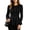 A02-Black, variant on Women's Fall Winter Ribbed Knit Cardigan Long Sleeve Button Front Peplum Dressy Casual Work Sweater Top