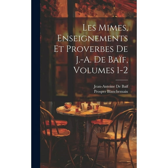 Les Mimes, Enseignements Et Proverbes De J.-A. De Baïf, Volumes 1-2 (Hardcover)