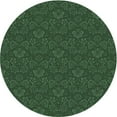 thumbnail image 1 of Ahgly Tapis d'Intérieur Lavable en Machine Carré Vert Forêt Foncé, 3 Pieds Carré, 1 of 7
