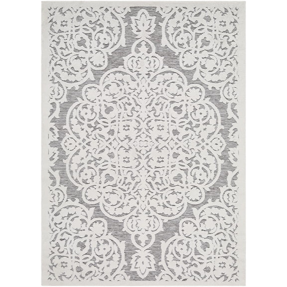 My Texas House Dahlia 5'1" x 7'3" Natural Floral Area Rug