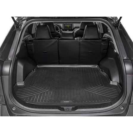 Husky Liners 25501 Weatherbeater Cargo Liner Fits 2019-2025 Toyota RAV4 Exc Plug-In Hybrid Model w/ 2nd Row Bench Seat Black