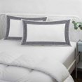 thumbnail image 4 of White Greek Key Small Pillow Covers, Geometric Greece Ancient Farmhouse Geo Soft Throw Pillow Cases with Invisible Zipper, Decorative Pillowcase Pillows Protectors for Sofa Bed Chair 12"x20", 4 of 9