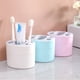 thumbnail image 3 of Estante para guardar cepillos de dientes, soporte multiusos para pasta de dientes, diseño de rejilla, organizador de brochas de maquillaje, accesorios de baño, 3 of 8