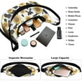 thumbnail image 4 of Nylon Crescent Bag for Women Men Trendy, Floral Medium Crossbody Dumpling Bags with Adjustable Strap Lightweight Travel Shoulder Tote Half Moon Hobo Bag, 4 of 5