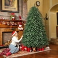 thumbnail image 6 of OasisCraft 4.5FT Pre-lit Christmas Tree Premium Hinged Blue Spruce Artificial Christmas Tree with 250 LED Lights, Full Xmas Tree, 6 of 8