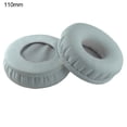 thumbnail image 3 of Cubiertas de auriculares de espuma de cuero esponja blanca premium - tamaños de 45 mm a 110 mm para, 3 of 12
