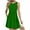 Green, variant on Dress for Women Lacking Corner Collar Strap Sleeveless Mini Dress Fashion Elegant Solid Color Waist Defining Designed Summer Dress, S-2XL