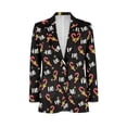 thumbnail image 3 of Uorisanigo Christmas Cane Men's Suit Jacket Size XL Long Sleeve Breathable One Button Men's Casual Blazers Sport Coats Regular Fit Soft Daily Blazer Notch Stylish, 3 of 6
