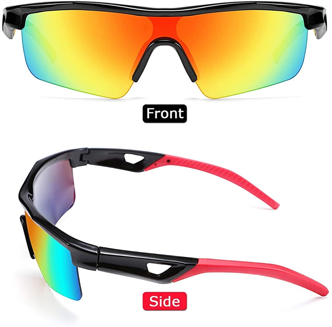 FEISEDY Kids Teens Sports Polarized Sunglasses TR90 Frame Boys Girls Cycling B2454