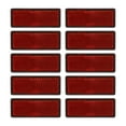 thumbnail image 2 of Shisuyan Reflector Increase Visibility 10Pcs 3.5In Red Plastic Rectangular Dark Night, 2 of 8