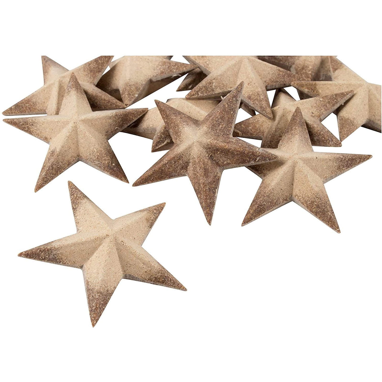 Crafts Scrapbooking Handmade Wooden Tags Star Shape Embellishments Ornaments