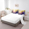 thumbnail image 3 of YST Cute Honey Bee Bedding Comforter Set 7 Pieces Wildlife Spring Garden for Kids, Full, 3 of 4