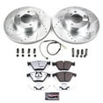 thumbnail image 3 of Power Stop Front Z26 Street Warrior Carbon-Fiber Ceramic Brake Pad and Drilled and Slotted Rotor Kit K8823-26, 3 of 9
