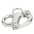 thumbnail image 3 of Stainless Steel Climbing Snap Hook High Strength Mountaineering Quick Release Shackle Connector Lightweight Durable for Outdoor Activities, 3 of 7