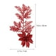 thumbnail image 4 of EeaseMX 6 piezas de flores artificiales con purpurina para árbol de Navidad, ramas de pino con clip, 4 of 7