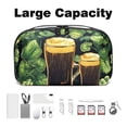 thumbnail image 3 of Saint Patrick's Day USB Organizer Oxford Cloth Waterproof Charger Phone Case Hard Drive Bags USB Case Bag 5.9x9.44x3.14 in Digital Product Storage Organizer, 3 of 6