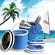 thumbnail image 1 of Cubo de agua plegable para exteriores de 13 l | Cubo de pesca portátil | Tela resistente | A prueba de fugas y goteo | Cubo utilitario ligero y plegable para lavado de autos, camping y senderismo, 1 of 5