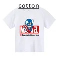 thumbnail image 2 of Nueva camiseta de verano con estampado de dibujos animados para niños y niñas, de algodón, de manga corta, a la moda, para verano, 2 of 5