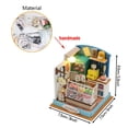 thumbnail image 4 of Kit de casa de muñecas en miniatura, casa de muñecas de madera con luces LED, 4 of 7