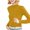 Yellow, variant on Qulqfy Women's Long Sleeve Shirts Black Casual Solid Color Mock Neck Shirts Pullover Winter Tops for Women L