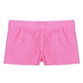 thumbnail image 5 of iiniim Girls Gymnastics Dancewear Athletic Ballet Dance Gym Yoga Workout Booty Shorts Activewear Pink 6, 5 of 7