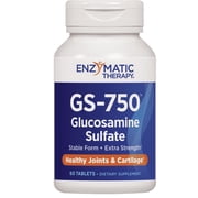 Enzymatic Therapy GS-750 Glucosamine Sulfate, 60 Tabs