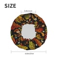 thumbnail image 4 of KLL Vintage Autumn Plants Butterfly Pattern Shower Cap & Bath Cap for Women,Reversible Oversized Waterproof Shower Caps for all Hair Lengths,Elastic Reusable Bathing Hair Cap, 4 of 6