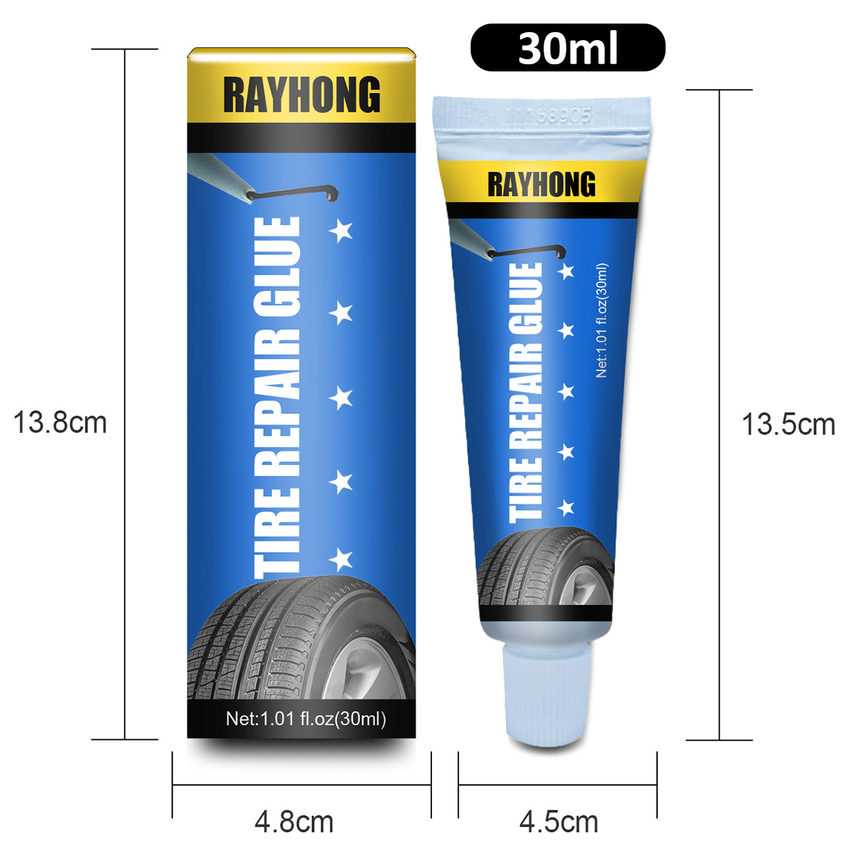 Rubber Cement Tire Repair, Waterproof Tire Puncture Repair Glue, Quick Dry  Rubber Tire Fix Glue, Sidewall Tire Repair Glue, Wear-resistant Tire