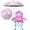 Pink Unicorn With Umbrella, variant on Beach Chairs for Adults Blue 1 Pack | High Back, Low Profile, 22.5'' Wide, Headrest, Breathable Mesh, Portable, Outdoor, Beach, Concert