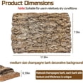thumbnail image 5 of Cork Terrarium Background 11.8x7.9in 6PCS Natural Reptile Cork Bark Flats Terrarium Board Bearded Dragon Climbing Wall Mat Tank Decor for Lizard Chamelon Snake Turtle Spider Crested Gecko, 5 of 8