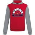 thumbnail image 2 of Men's Levelwear Red St. Louis Cardinals Throwback Ultimate Banner Arch Hoodie, 2 of 3