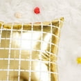 thumbnail image 6 of PiccoCasa 4 Pack Gold Letters Bronzing Throw Pillowcases Sofa Cushion Covers, 18"x18" #14, 6 of 6